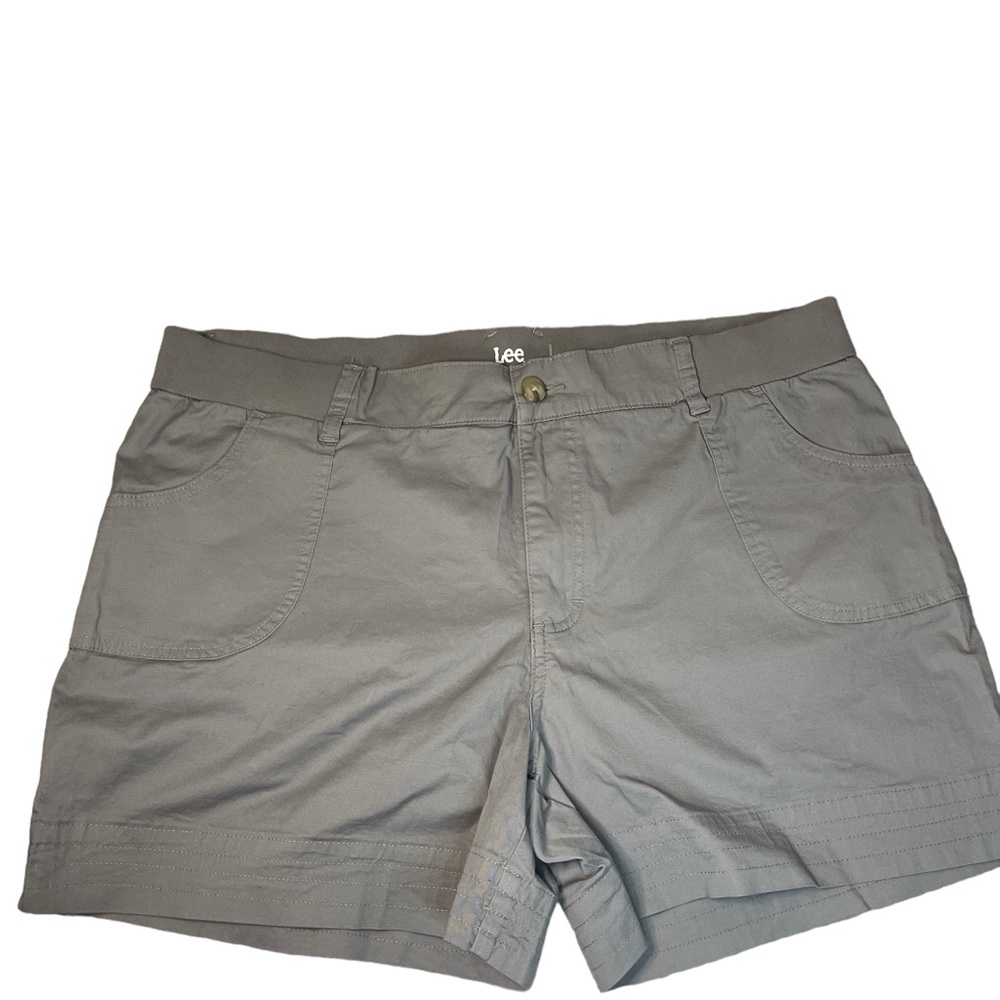 Lee riders women’s 29 gray midrise soft elastic waist boxDJ